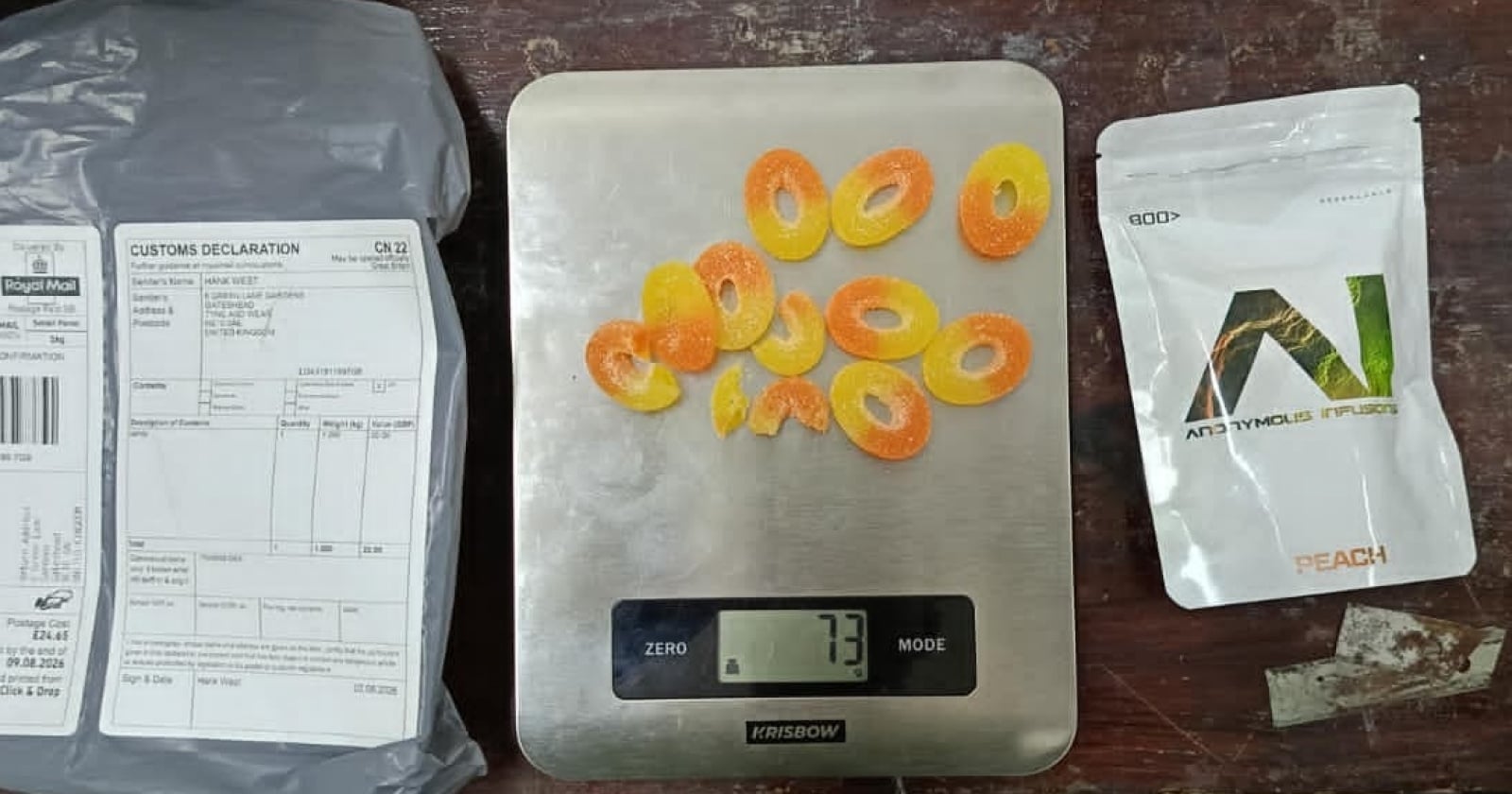 Modus Permen! Gummy Ganja Asal Inggris Dipesan Warga Bekasi 4 Kali Lewat Website