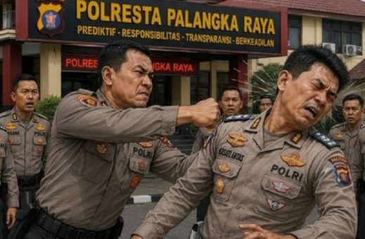 Polisi vs Polisi di Palangka Raya: Kanit Reskrim Ribut dengan Kasat Lantas, Satu Orang Luka