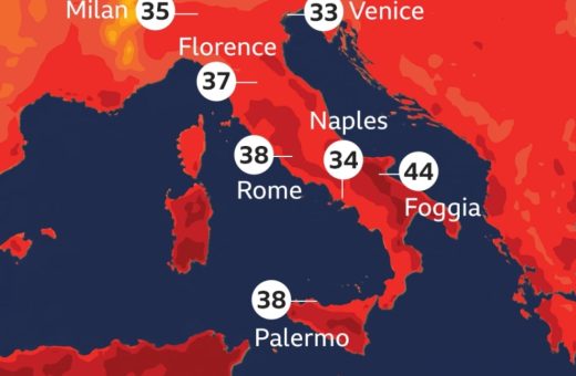 Gelombang Panas Italia Picu Status Siaga Merah di 27 Kota, 3 Orang Tewas