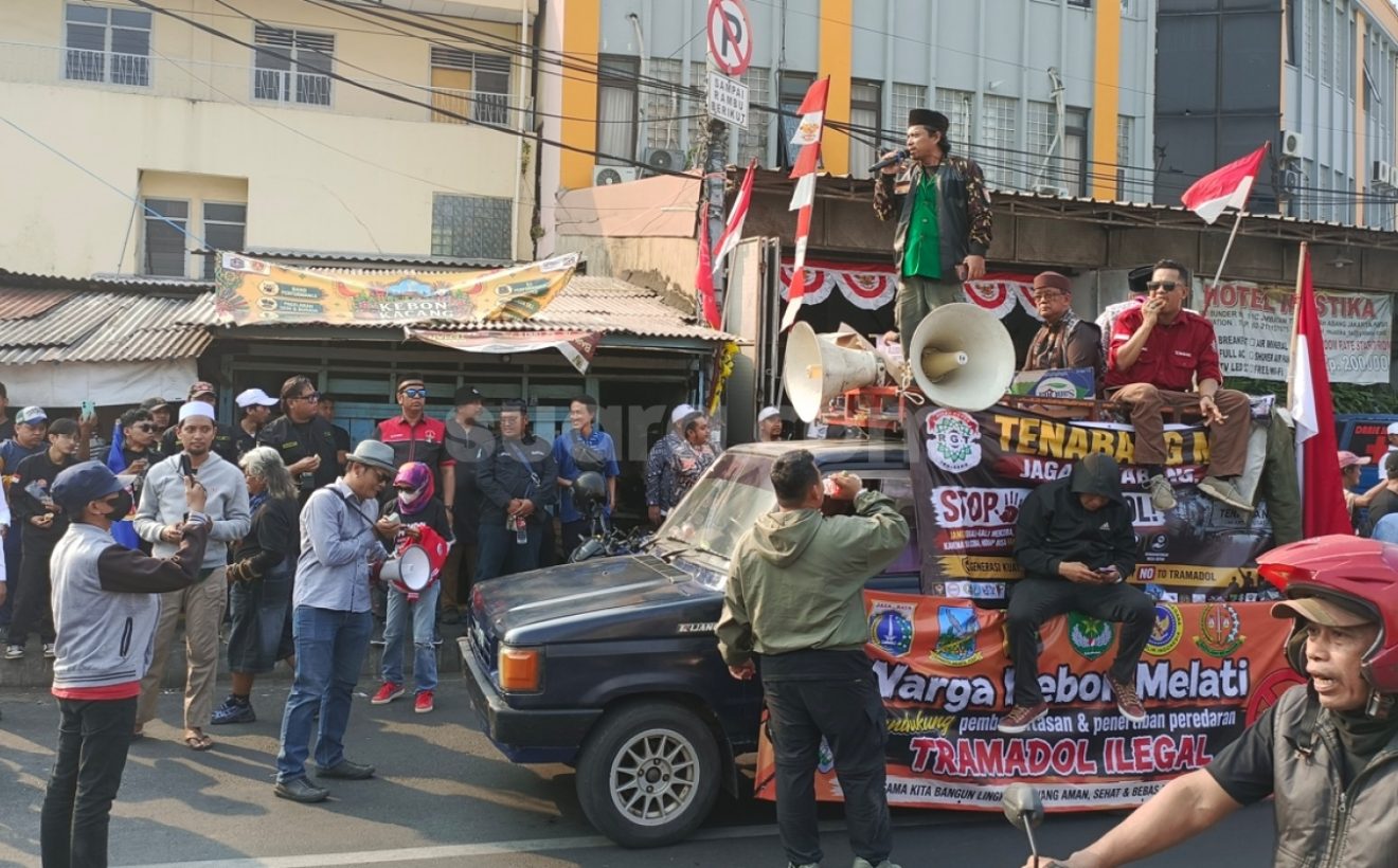 FPI hingga Emak-emak Petamburan Aksi di Tanah Abang, Suarakan Tolak Peredaran Tramadol