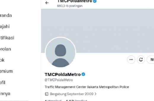 Layanan Info Lalin Terganggu, Akun X TMC Polda Metro Jaya Diretas Pihak Tak Dikenal