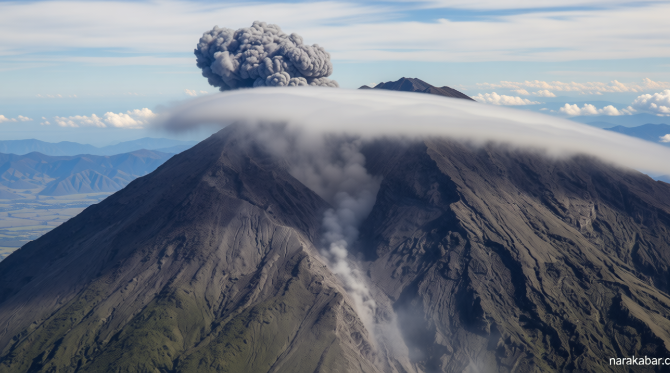 Gunung Semeru Erupsi Lima Kali Pagi Ini, Warga Diminta Jauhi Radius 13 Kilometer