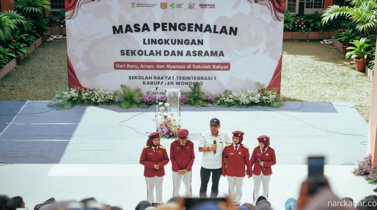 Sekolah Rakyat Wonosobo Terima Ratusan Siswa Baru, Wamensos: Harapan Keluarga Kurang Mampu