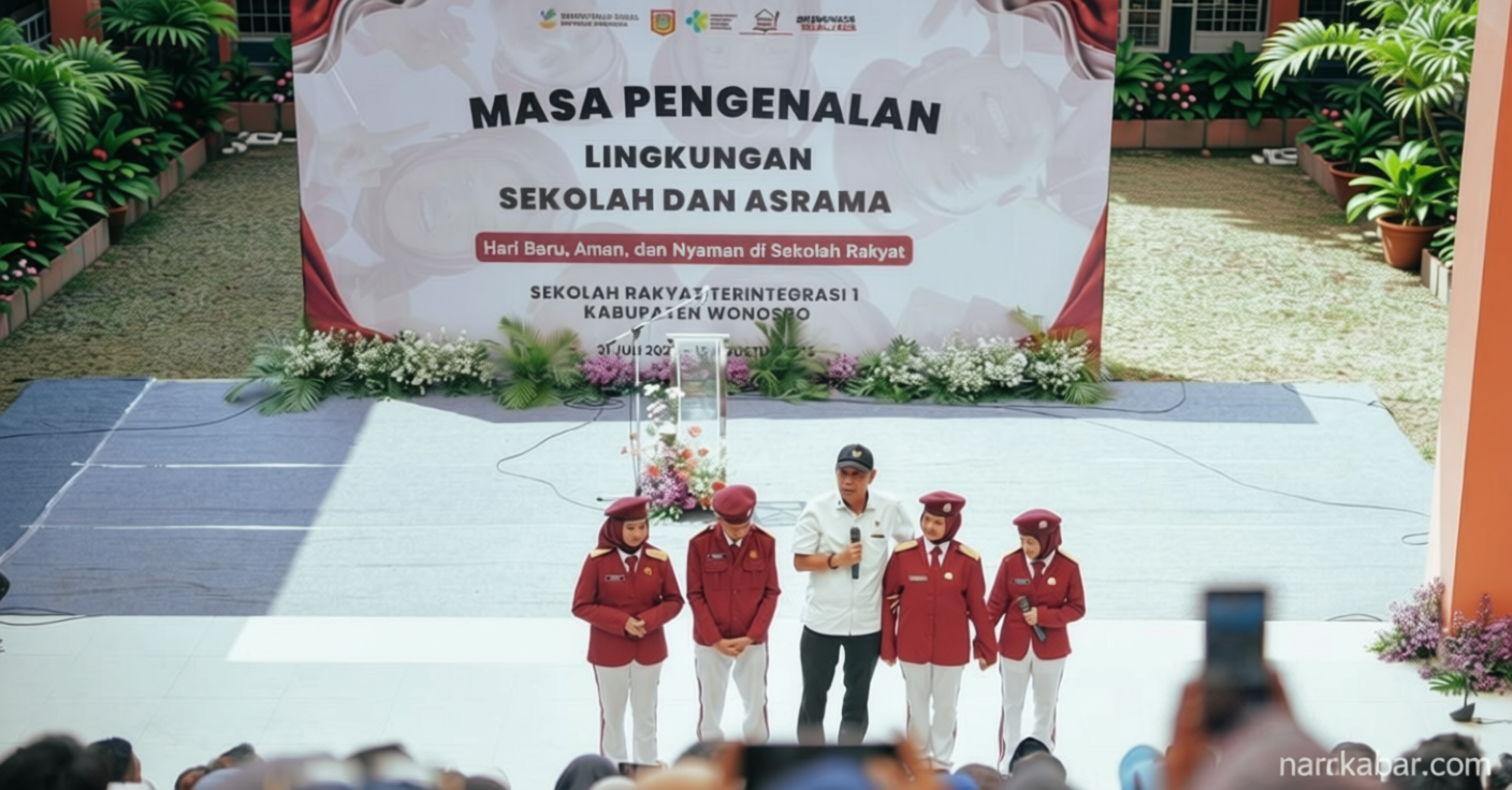 Sekolah Rakyat Wonosobo Terima Ratusan Siswa Baru, Wamensos: Harapan Keluarga Kurang Mampu