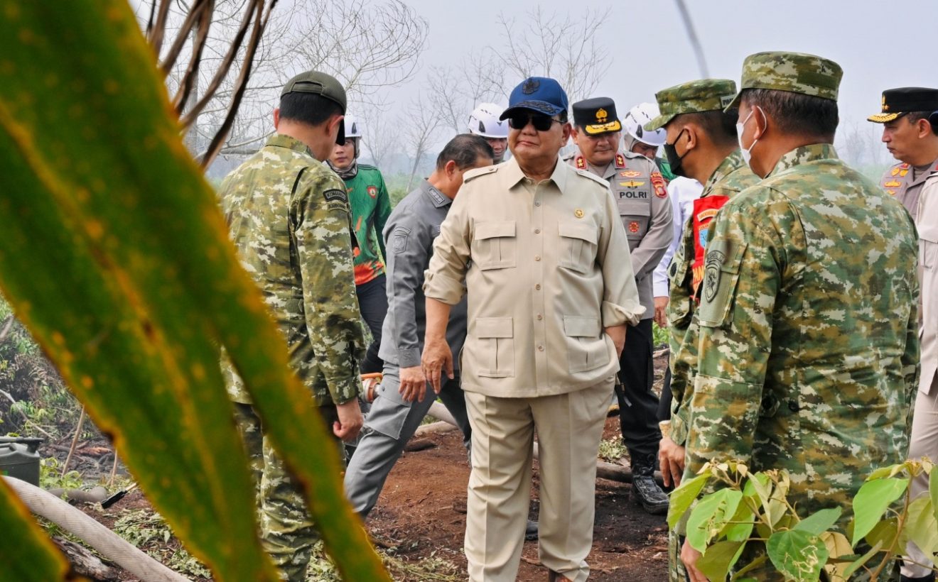 Bukit Soeharto Kebakaran, Prabowo: Jangan sampai ke Zona Inti IKN